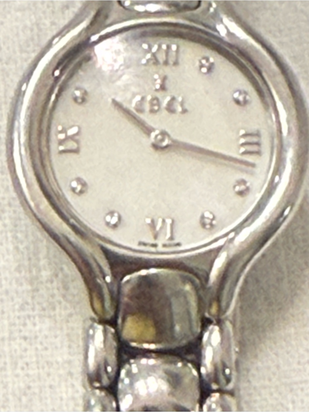 Ebel Sport Classic Swiss Women’s Stainless Steel Watch White Dial Roman Numerals